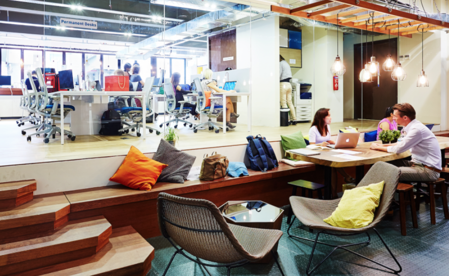 Coworking collaboration zone